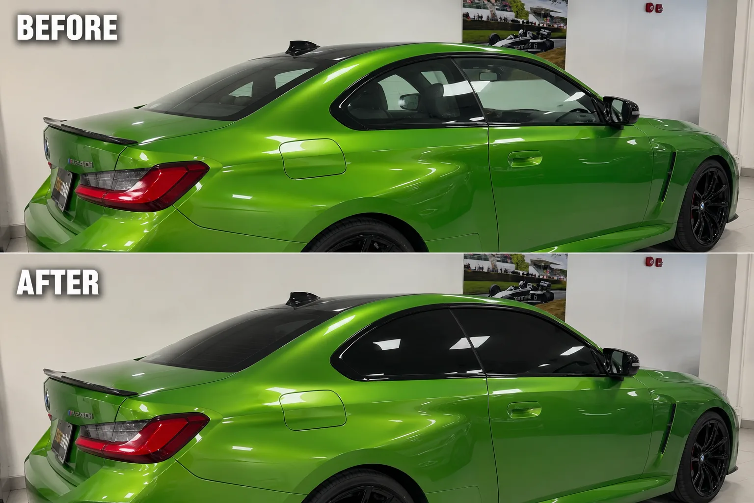 BMW 3 Series with ceramic window tint