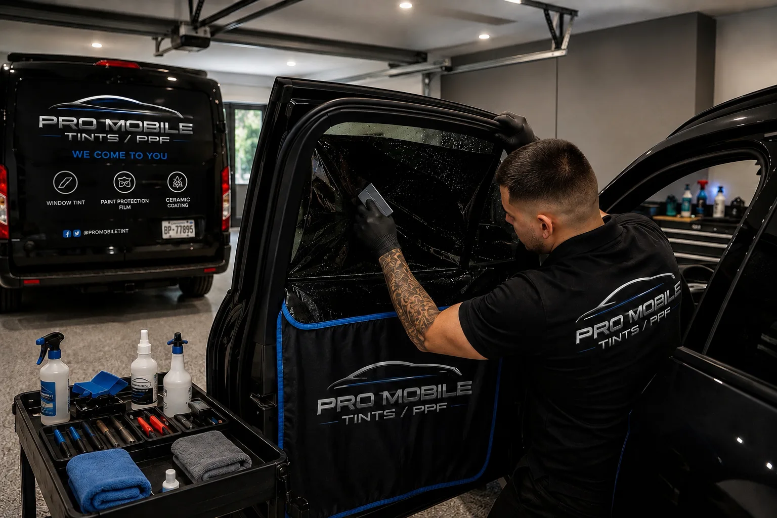 Mobile Window Tint Installation